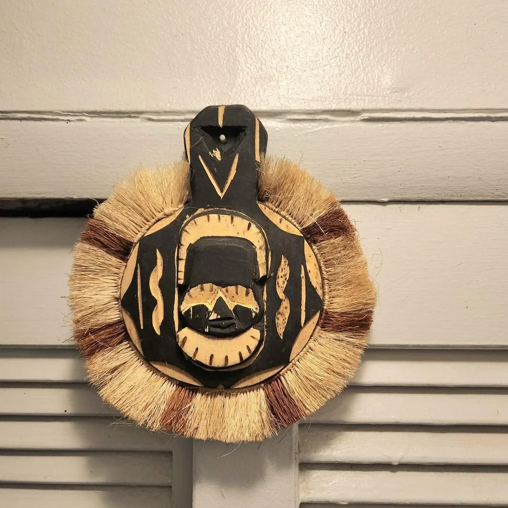 Handcrafted South African Lozi‎ Sungod wall decor
